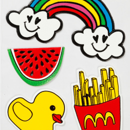 3D Soft Stickers 1 arkki ryhmässä Kids / Hauskaa oppimista / Stickers @ Pen Store (130009)