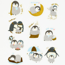 Washi Stickers Pingviinit ryhmässä Kids / Hauskaa oppimista / Stickers @ Pen Store (130012)