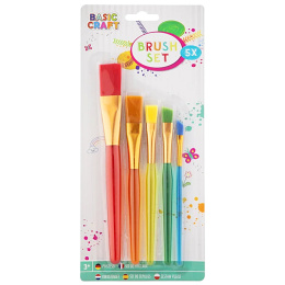 Lasten siveltimet 5-kpl ryhmässä Kids / Lasten askartelu ja värit / Lasten pensselit @ Pen Store (130031)