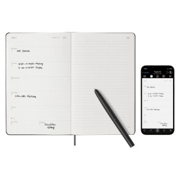 12M M+ Digital Planner Weekly Note Large Black ryhmässä Paperit ja Lehtiöt / Kalenterit / 12 kk kalenterit @ Pen Store (130205)