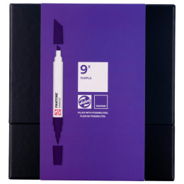 Marker 9 kpl Purple ryhmässä Kynät / Taiteilijakynät / Maalitussit @ Pen Store (130484)