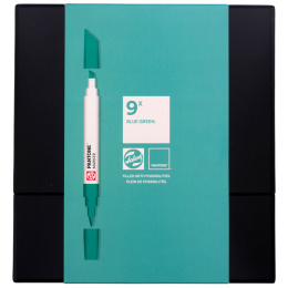 Marker 9 kpl Blue Green ryhmässä Kynät / Taiteilijakynät / Maalitussit @ Pen Store (130486)