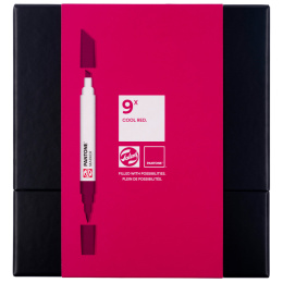 Marker 9 kpl Cool Red ryhmässä Kynät / Taiteilijakynät / Maalitussit @ Pen Store (130493)