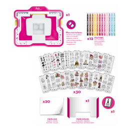 Barbie Light box 65 kpl ryhmässä Kids / Lastenkynät / Lasten tussit @ Pen Store (130558)