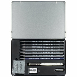 Monolith Box grafiittisetti ryhmässä Taiteilijatarvikkeet / Liidut ja lyijyt / Grafiitti ja lyijyt @ Pen Store (130576)