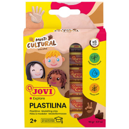 Plastilina Muovailusavi 6 kpl Skintones 15 g ryhmässä Kids / Lasten askartelu ja värit / Savella askartelu @ Pen Store (130619)