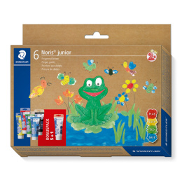 Noris Junior Sormivärit 6x75 ml ryhmässä Kids / Lasten askartelu ja värit / Lasten maali / Sormivärit @ Pen Store (130641)