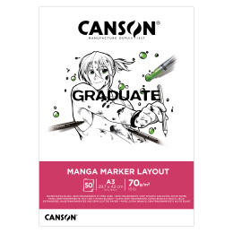 Graduate Manga Marker Layout Pad A3 70 g ryhmässä Paperit ja Lehtiöt / Taiteilijalehtiöt / Marker-lehtiöt @ Pen Store (130659)