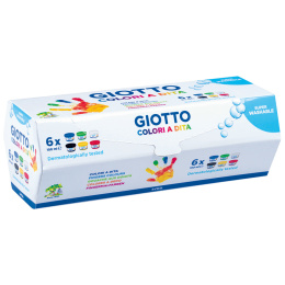 Dita Sormivärit 6x100 ml ryhmässä Kids / Lasten askartelu ja värit / Lasten maali / Sormivärit @ Pen Store (130662)