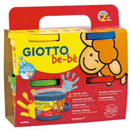 Be-bè Sormiväri 4x150 ml ryhmässä Kids / Lasten askartelu ja värit / Lasten maali / Sormivärit @ Pen Store (130663)