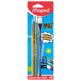 Color'Peps Lasten siveltimet 4-kpl ryhmässä Kids / Lasten askartelu ja värit / Lasten pensselit @ Pen Store (130672)