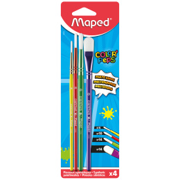 Color'Peps Lasten siveltimet 4-kpl ryhmässä Kids / Lasten askartelu ja värit / Lasten pensselit @ Pen Store (130672)