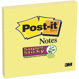 Post-it Super Sticky 76x76 Keltainen ryhmässä Paperit ja Lehtiöt / Kirjoitus ja muistiinpanot / Post-it ja muistilaput @ Pen Store (130676)