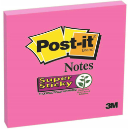 Post-it Super Sticky 76x76 Fuksia ryhmässä Paperit ja Lehtiöt / Kirjoitus ja muistiinpanot / Post-it ja muistilaput @ Pen Store (130680)