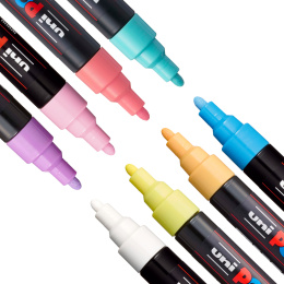 PC-5M Soft Colours 8-setti ryhmässä Kynät / Taiteilijakynät / Akryylitussit @ Pen Store (130699)