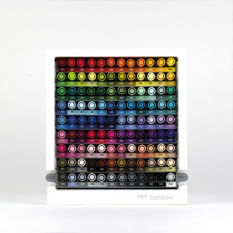 ABT Dual Brush Pen Desktop Organizer 108 kpl ryhmässä Kynät / Taiteilijakynät / Sivellintussit @ Pen Store (130748)