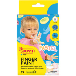 Sormivärit 6x35 ml Pastellivärit (2 vuotta+) ryhmässä Kids / Lasten askartelu ja värit / Sormivärit @ Pen Store (131126)