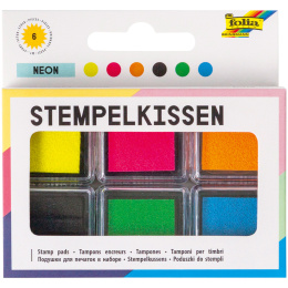 Leimasinmuste Neon 6 kpl ryhmässä Askartelu ja Harrastus / Harrastustarvikkeet / Leimasimet @ Pen Store (131605)