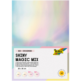 Värinvaihtopaperi Shiny Magic Mix 12 Arkkia  ryhmässä Kids / Hauskaa oppimista / Paperi ja Piirustusalusta Lapsille / Kimaltava paperi @ Pen Store (131614)