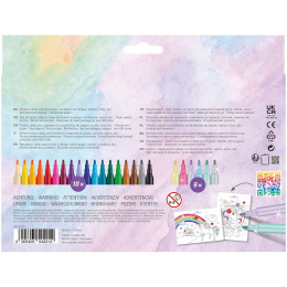 Huopakärkikynät Unicorn Special Edition 24 kpl (3 vuotta+) ryhmässä Kids / Lastenkynät / Lasten tussit @ Pen Store (131682)