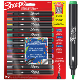 Creative Marker Bullet Tip 12 kpl ryhmässä Kynät / Taiteilijakynät / Akryylitussit @ Pen Store (131698)