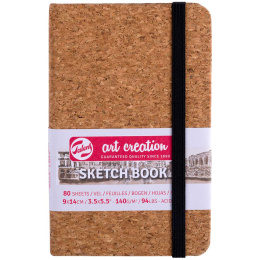 Sketchbook Cork 9x14 cm ryhmässä Paperit ja Lehtiöt / Taiteilijalehtiöt / Luonnoskirjat @ Pen Store (131860)