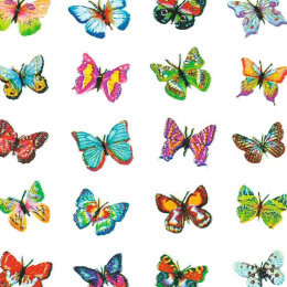 Stickers Mini perhoset 1 arkki ryhmässä Kids / Hauskaa oppimista / Stickers @ Pen Store (131881)