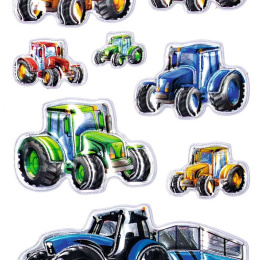 Stickers Traktorit 1 arkki ryhmässä Kids / Hauskaa oppimista / Stickers @ Pen Store (131882)