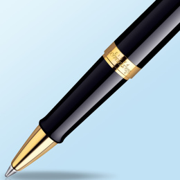 Hémisphère Black/Gold Rollerball ryhmässä Kynät / Fine Writing / Rollerball-kynät @ Pen Store (132011)