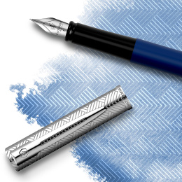 Allure Deluxe Metal & Blue Täytekynä Fine ryhmässä Kynät / Fine Writing / Täytekynät @ Pen Store (132013)