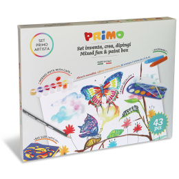 Colour box Mixed fun & paint 43-setti ryhmässä Kids / Hauskaa oppimista / Askartelulaatikot @ Pen Store (132039)