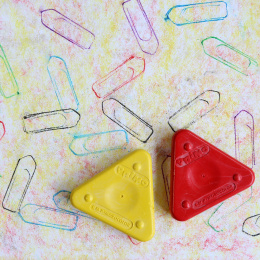 Vaha värikynät Triangles 8-setti + stencils ryhmässä Kids / Lastenkynät / Lasten liidut @ Pen Store (132101)