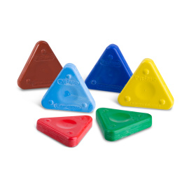 Vaha värikynät Triangles 6-setti ryhmässä Kids / Lastenkynät / Lasten liidut @ Pen Store (132102)