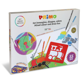 Colour box Mixed colour & draw 55-setti ryhmässä Kids / Hauskaa oppimista / Askartelulaatikot @ Pen Store (132107)