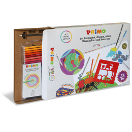 Colour box Mixed colour & draw 55-setti ryhmässä Kids / Hauskaa oppimista / Askartelulaatikot @ Pen Store (132107)