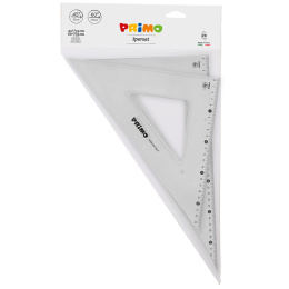 Kit Kulmaviivain 45°/35 cm + 60°/35 cm ryhmässä Askartelu ja Harrastus / Harrastustarvikkeet / Viivottimet / Muoviviivain @ Pen Store (132118)