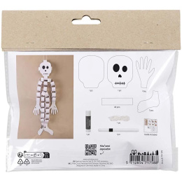 Mini DIY kit paperinen Luuranko (5 vuotta+) ryhmässä Askartelu ja Harrastus / Lomat ja vuodenajat / Halloween @ Pen Store (132625)