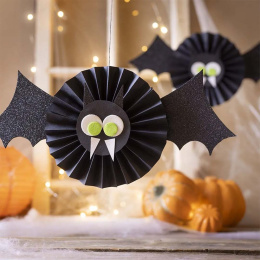 Mini DIY-pakkaus Paperikoristeet Lepakot (5 vuotta+) ryhmässä Askartelu ja Harrastus / Lomat ja vuodenajat / Halloween @ Pen Store (132626)