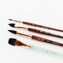 Neptune Synthetic brush Professionnel 4-set ryhmässä Taiteilijatarvikkeet / Siveltimet / Akvarellisiveltimet @ Pen Store (132785)