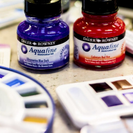 Intro Ink Aquarelle set 6 x 29,5 ml ryhmässä Taiteilijatarvikkeet / Taiteilijavärit / Akvarellivärit / Nestemäinen vesiväri @ Pen Store (132932)