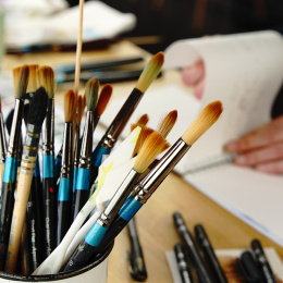 Watercolor brush series 85 Round Nr 10 ryhmässä Taiteilijatarvikkeet / Siveltimet / Akvarellisiveltimet @ Pen Store (132956)