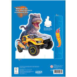 Hot Wheels Värityskirja tarroilla ryhmässä Kids / Hauskaa oppimista / Väritys- ja askartelukirjat @ Pen Store (133014)