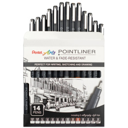 Pointliner 14-setti ryhmässä Kynät / Kirjoittaminen / Finelinerit @ Pen Store (133076)