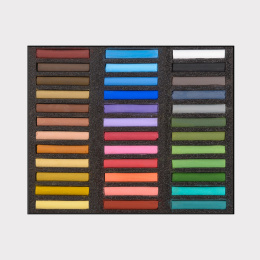 Soft Pastels Assorted 36-set ryhmässä Taiteilijatarvikkeet / Liidut ja lyijyt / Pastelliliidut @ Pen Store (133372)