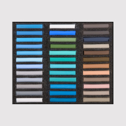 Soft Pastels Marine 36-setti ryhmässä Taiteilijatarvikkeet / Liidut ja lyijyt / Pastelliliidut @ Pen Store (133375)