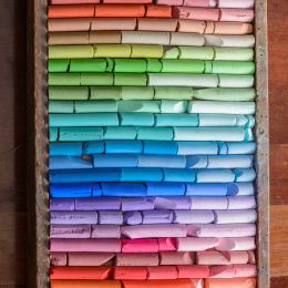 Soft Pastels Wood Box 204-setti ryhmässä Taiteilijatarvikkeet / Taiteilijavärit / Pastellivärit / Kuivapastellit @ Pen Store (133646)