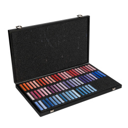 Soft Pastels Wood Box 204-setti ryhmässä Taiteilijatarvikkeet / Taiteilijavärit / Pastellivärit / Kuivapastellit @ Pen Store (133646)