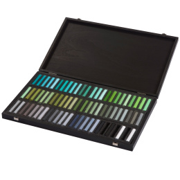Soft Pastels Wood Box 204-setti ryhmässä Taiteilijatarvikkeet / Taiteilijavärit / Pastellivärit / Kuivapastellit @ Pen Store (133646)