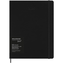 12M M+ Digital Planner Weekly Note 2025 XL Black ryhmässä Paperit ja Lehtiöt / Kalenterit / Erityiskalenterit @ Pen Store (133782)