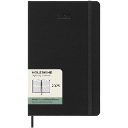 12M Weekly Planner Vertical Hardcover 2025 Pocket Black ryhmässä Paperit ja Lehtiöt / Kalenterit / 12 kk kalenterit @ Pen Store (133813)